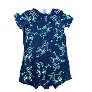 Bonds Navy and Green Dinosaur Bodysuit
